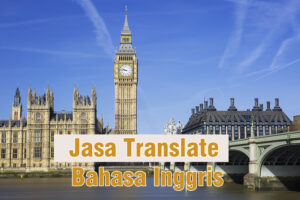 Jasa Translate Bahasa Inggris